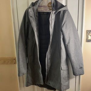 The North Face gray winter coat